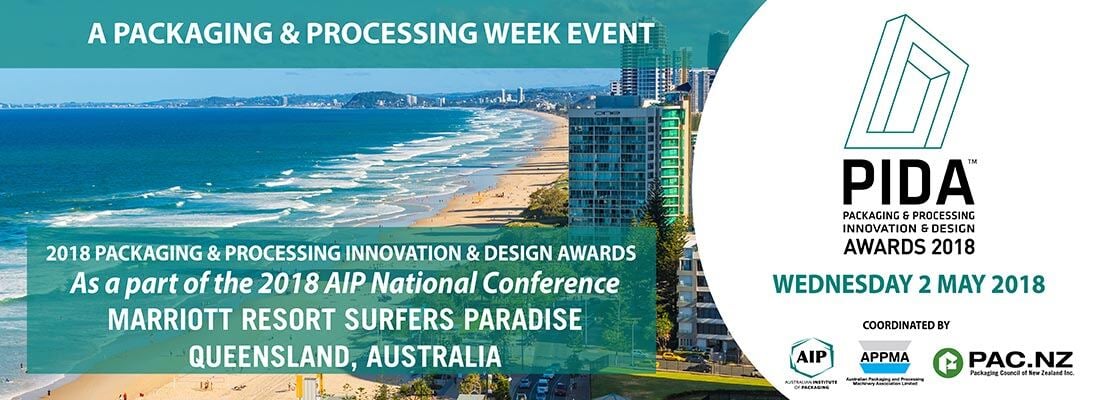 The Packaging & Processing Innovation and Design Awards (PIDA) 2018