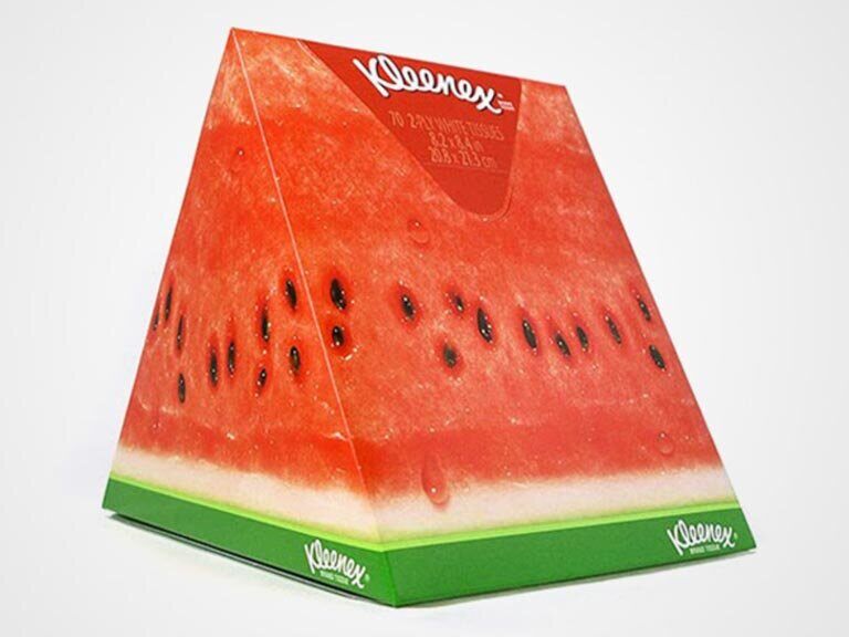 Kleenex Slice of Summer tissue box, source: theinspirationroom.com