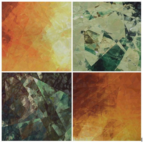 Ai-Da’s abstract paintings source: dailyexpress.co.uk