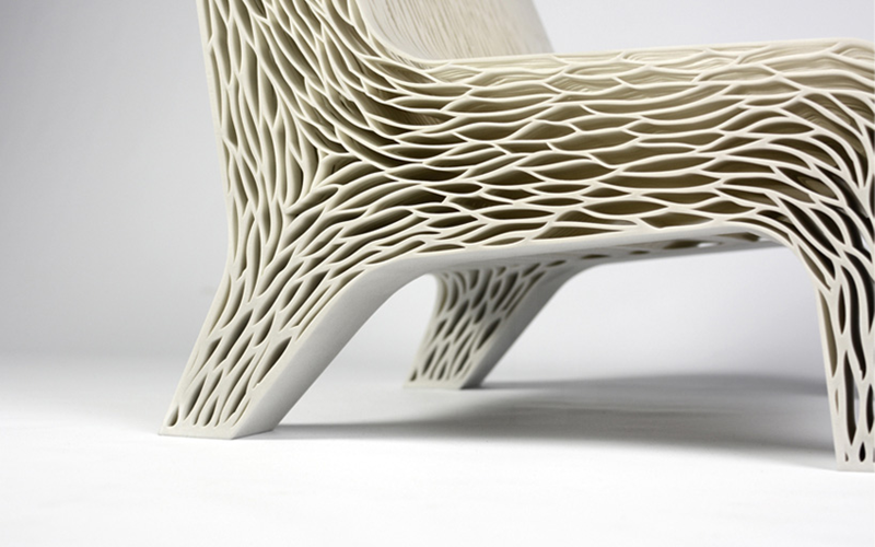'Biomimicry' 3D Printed Soft Seat - Lilian van Daal