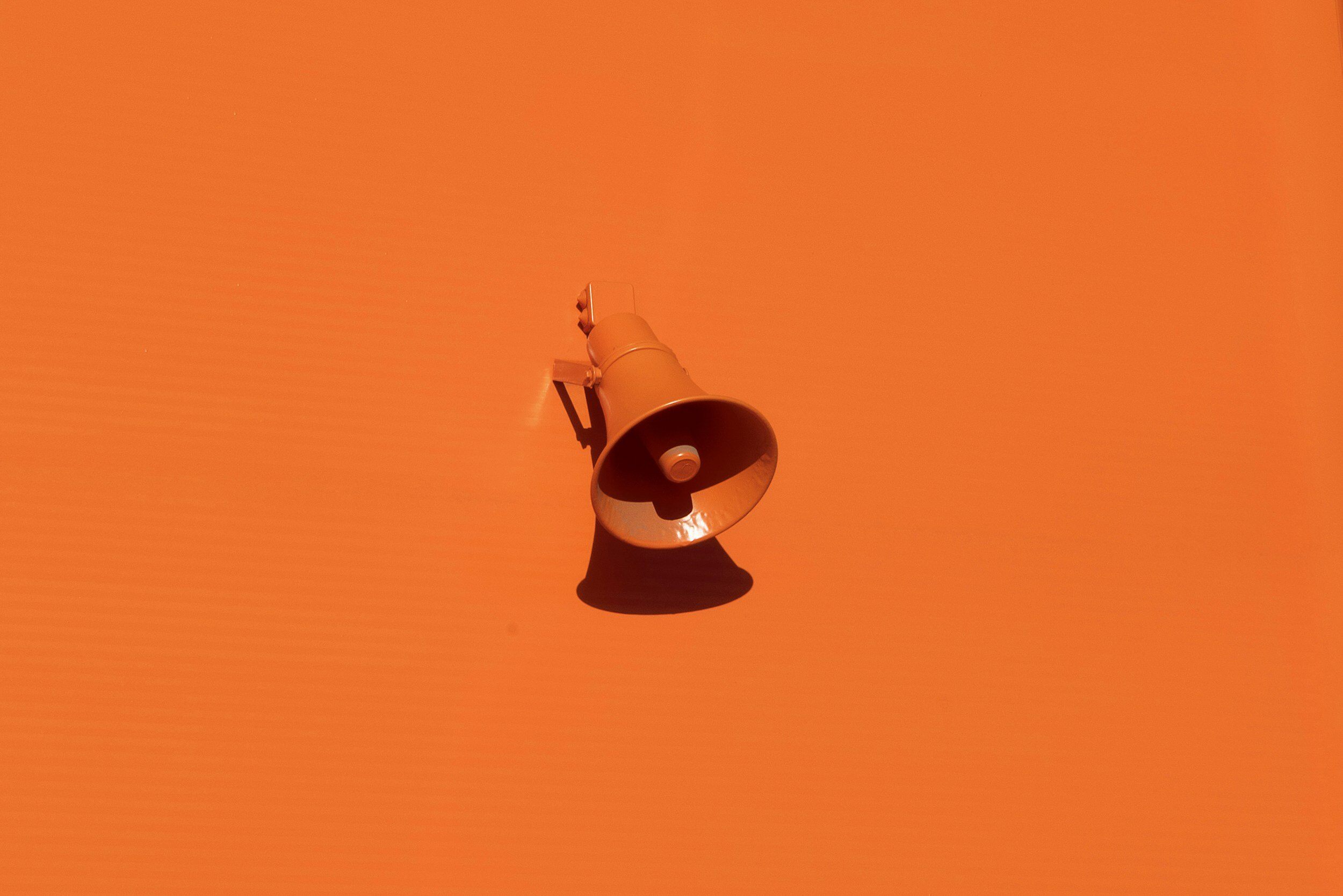 Orange Loudspeaker