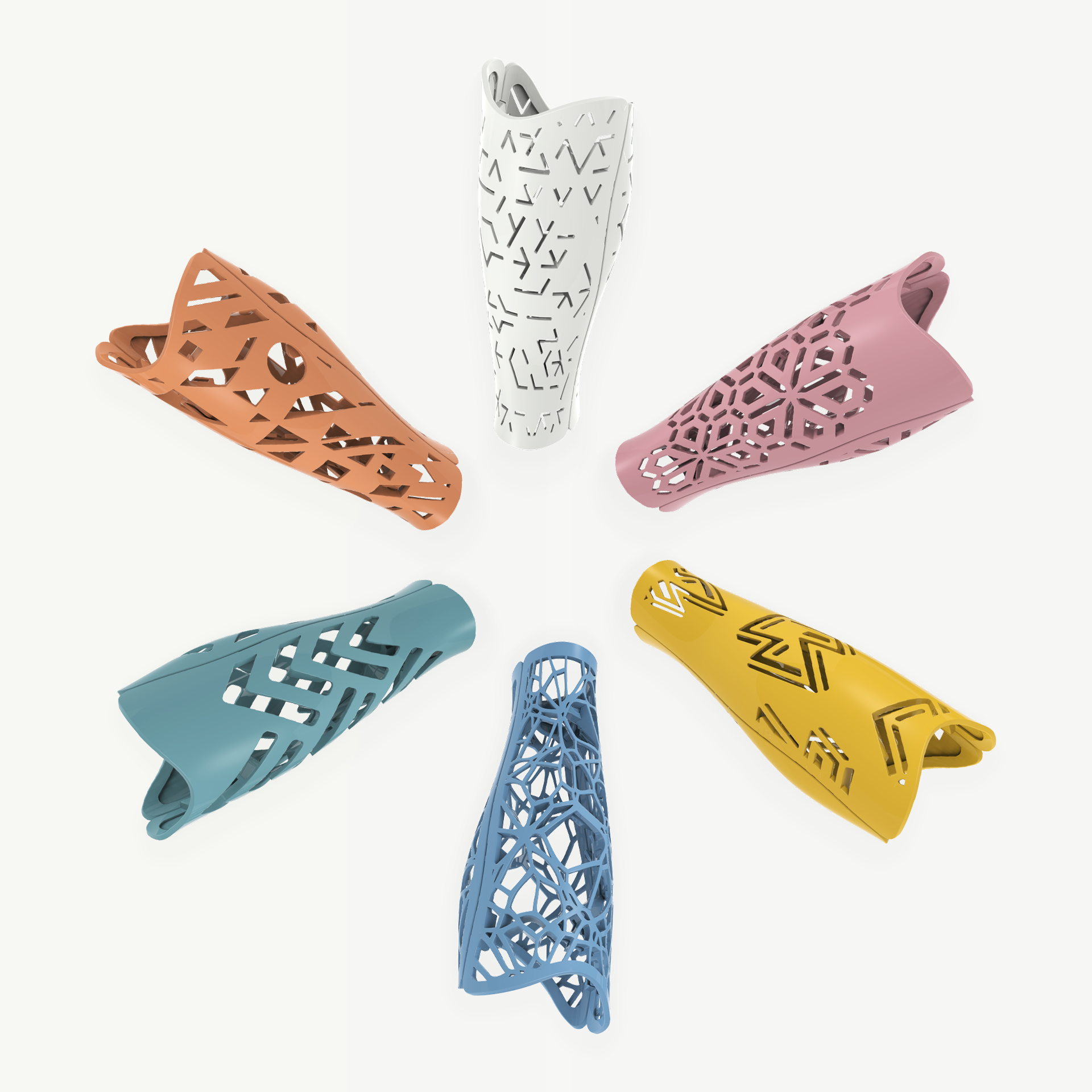 form prosthetics covers in multiple colours and pattens