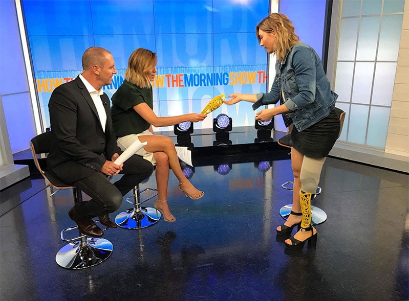 Joany Badenhorst with Form Prosthetics cover
