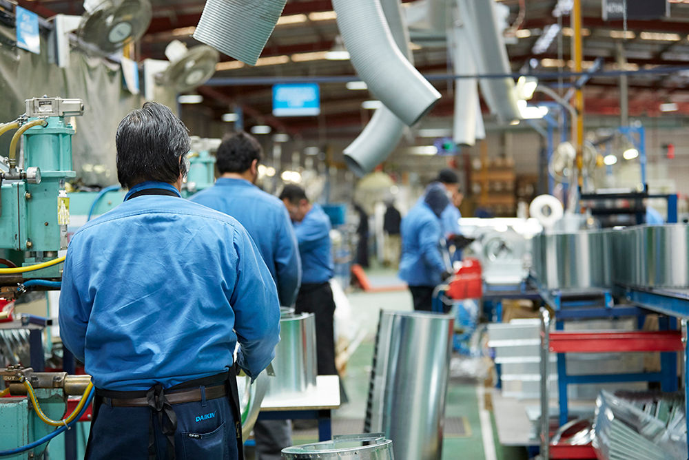 workers in factory