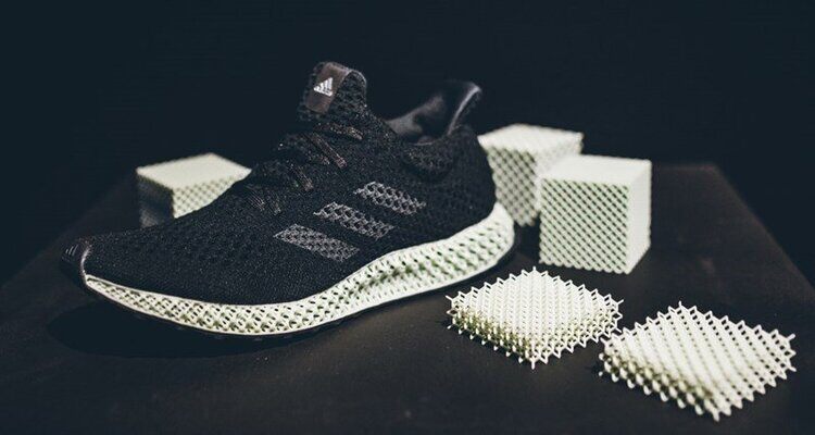 Adidas Futurecraft 4D using a 3D printed mesh by Carbon Source:https://boutique.humbleandrich.com/